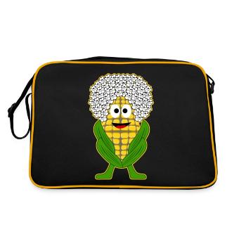 Maïs soufflé au maïs - Sac Retro - noir/or - Dos