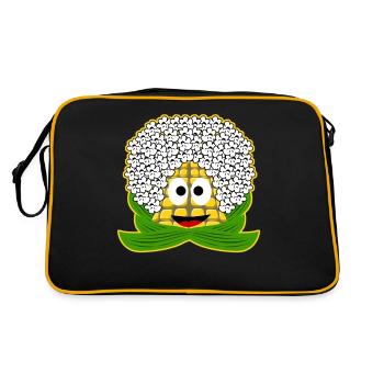 Maïs soufflé - Sac Retro - noir/or - Dos