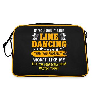 Danseur en ligne Danse en ligne - Sac Retro - noir/or - Dos
