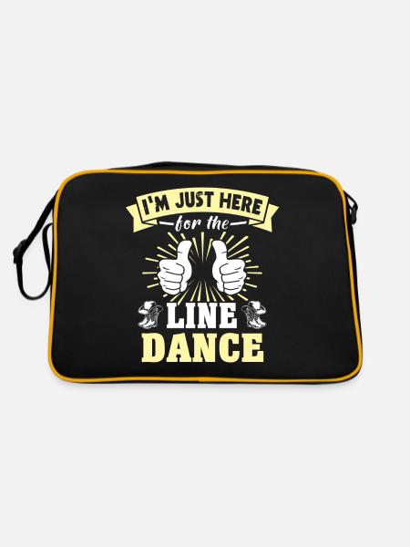 Line Dancer Line Dancing - Retro Bag - black/gold - Back