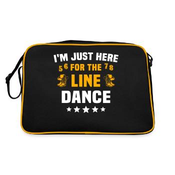 Danseur en ligne Danse en ligne - Sac Retro - noir/or - Dos