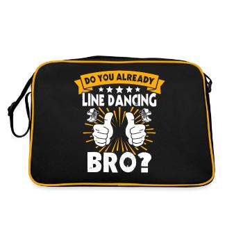 Danseur en ligne Danse en ligne - Sac Retro - noir/or - Dos