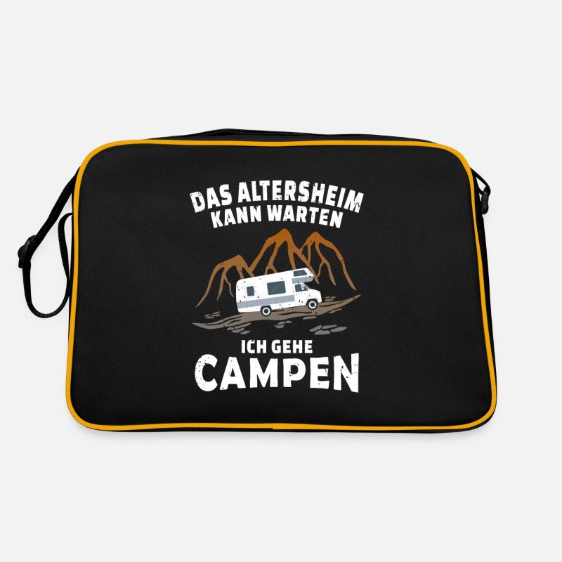Wohnmobil Womo Camper Rentner Retro Tasche