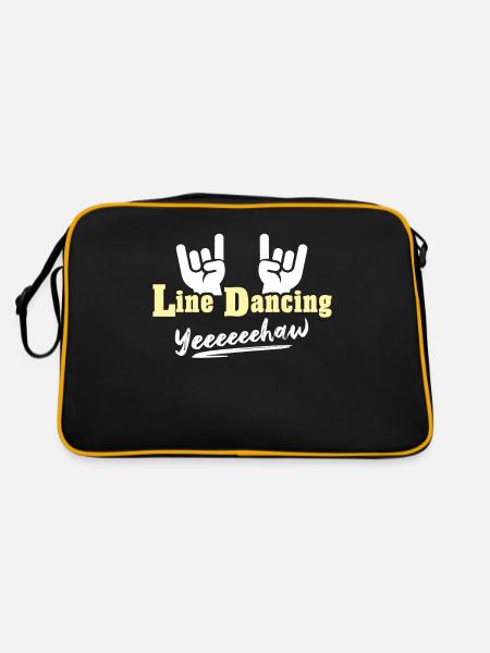 Line Dancing Line Dance - Retro Bag - black/gold - Back