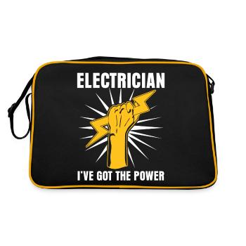 Électricien Électricien Électricien - Sac Retro - noir/or - Dos