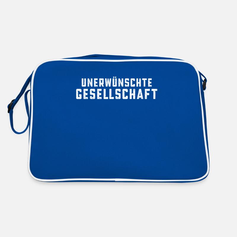 Unerwünschte Gesellschaft - nervigen Mitmenschen Retro Tasche