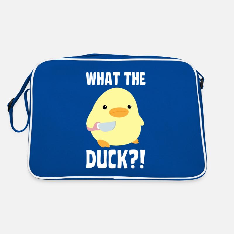 Qu’est-ce que le canard? Canard au couteau - Ente mit Messer Sac Retro