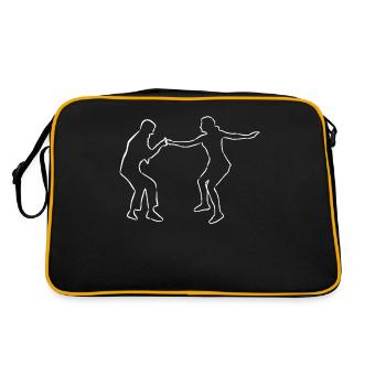 Boogie Woogie Dancing - Retro Bag - black/gold - Back