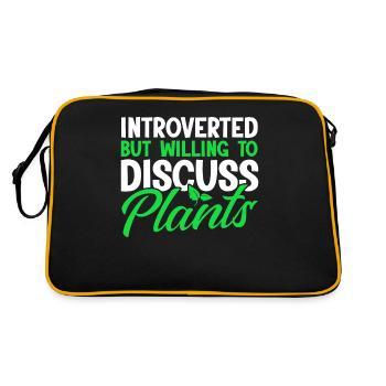 Introverti Cadeau Sarcastique Introverti - Sac Retro - noir/or - Dos