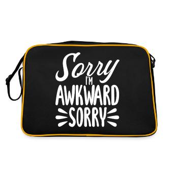Cadeau Introverti Sarcastique Introverti - Sac Retro - noir/or - Dos