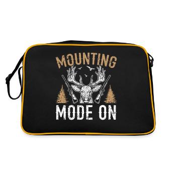 Assembly mode on animal hunting Taxidermie - Retro Bag - black/gold - Back
