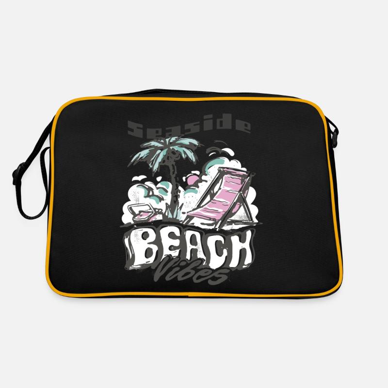 Florida Seaside Ocean Beach Surfing Retro Bag