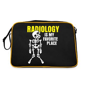 X-ray X-ray radiologist radiology - Retro Bag - black/gold - Back