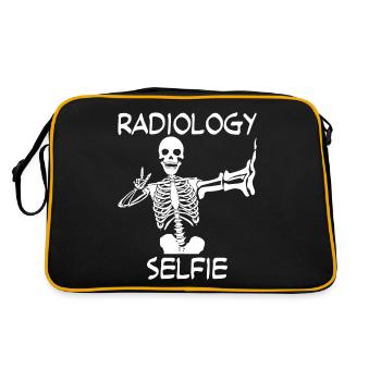 Radiology Selfie X-ray - Retro Bag - black/gold - Back
