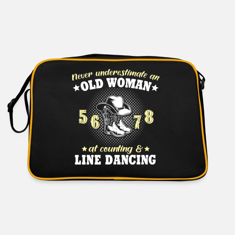 Sous-estimer Line Dance Woman Sac Retro