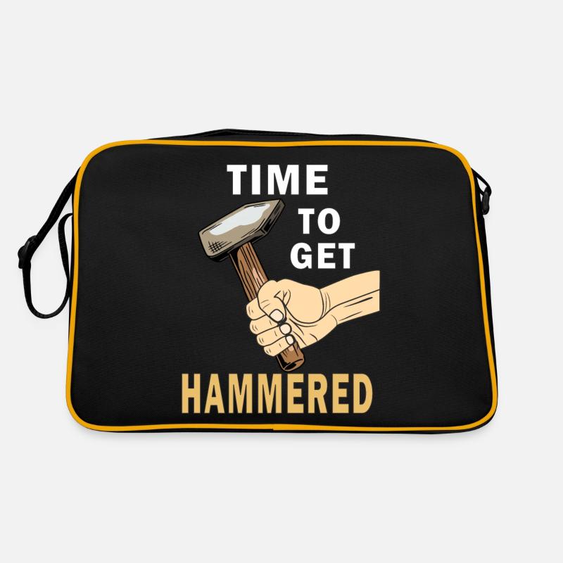 TIME TO GET HAMMERED Retro Bag