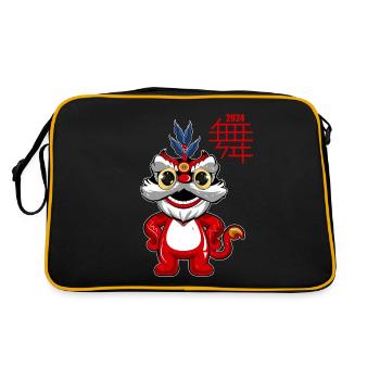 Chinese year 2024 - Retro Bag - black/gold - Back