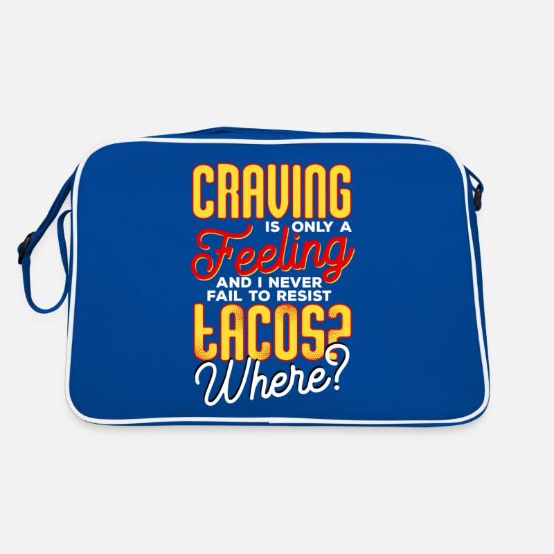 I Never Fail To Resist Tacos Retro Bag
