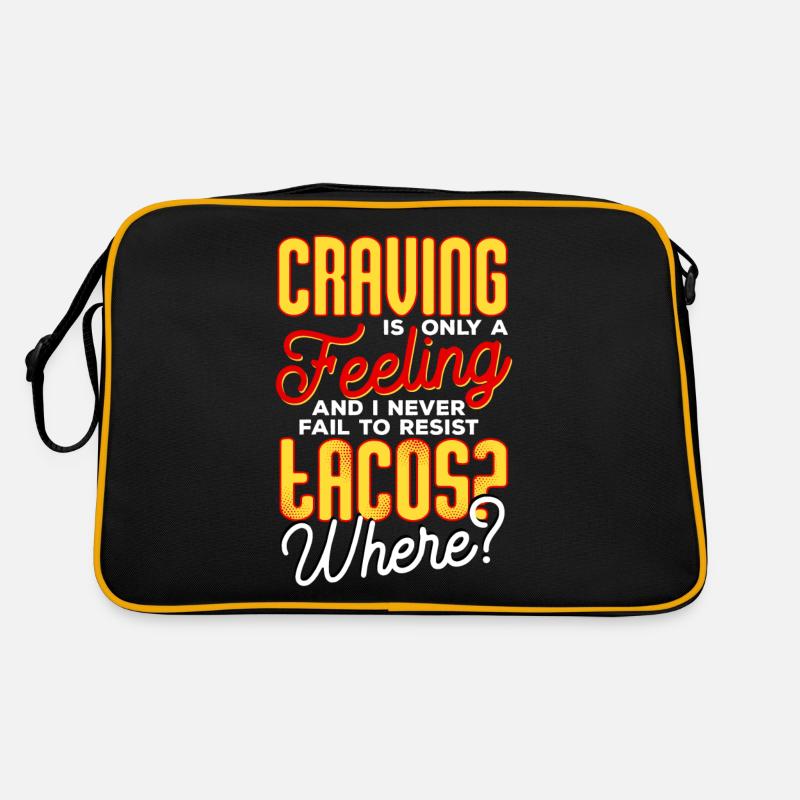 I Never Fail To Resist Tacos Retro Bag
