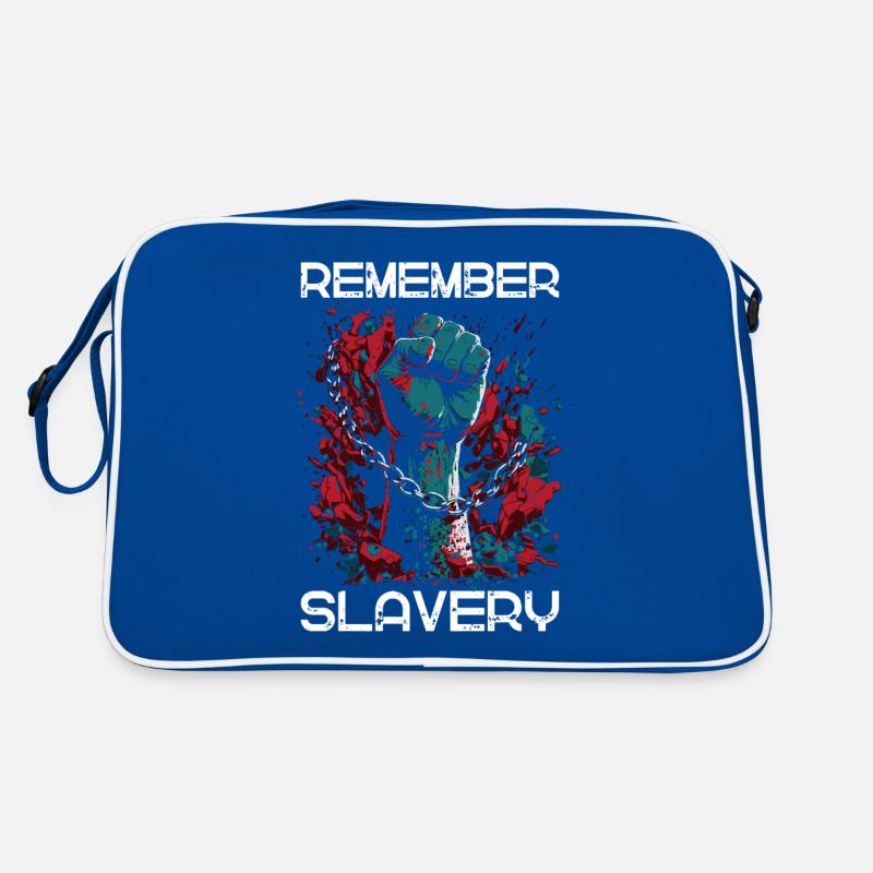 Remember Slavery - Black History Month Juneteenth Retro Bag
