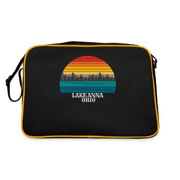 Lake Anna Ohio - Retro Bag - black/gold - Back