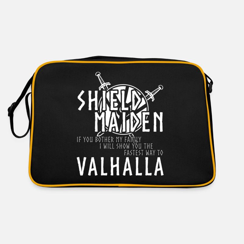 Wikinger Schildmaid Retro Tasche