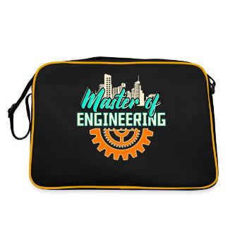 Master of Engineering - Retro Bag - black/gold - Back