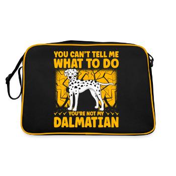 Tu ne peux pas me dire quoi faire, tu n’es pas dalmate - Sac Retro - noir/or - Dos