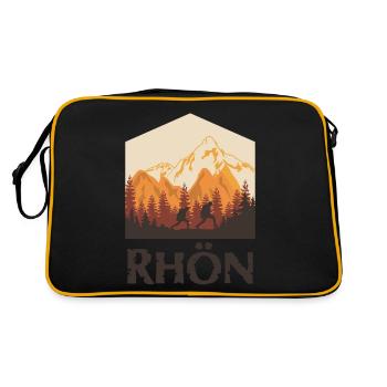 Randonnées de la Rhön et montagnes de la Rhön - Sac Retro - noir/or - Dos