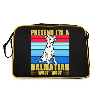 Faites semblant d’être un Woof Woof dalmate - Sac Retro - noir/or - Dos