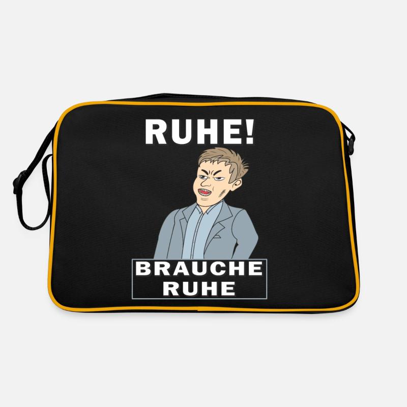 RUHE BRAUCHE RUHE Retro Tasche
