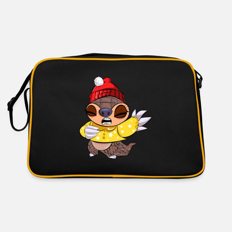 Sleeping Pangolin Retro Bag