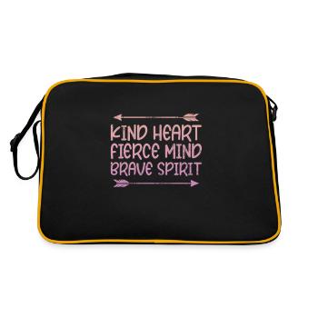 Archery Archer Archer Arrow Gift - Retro Bag - black/gold - Back