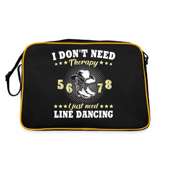 Danse en ligne - Sac Retro - noir/or - Dos