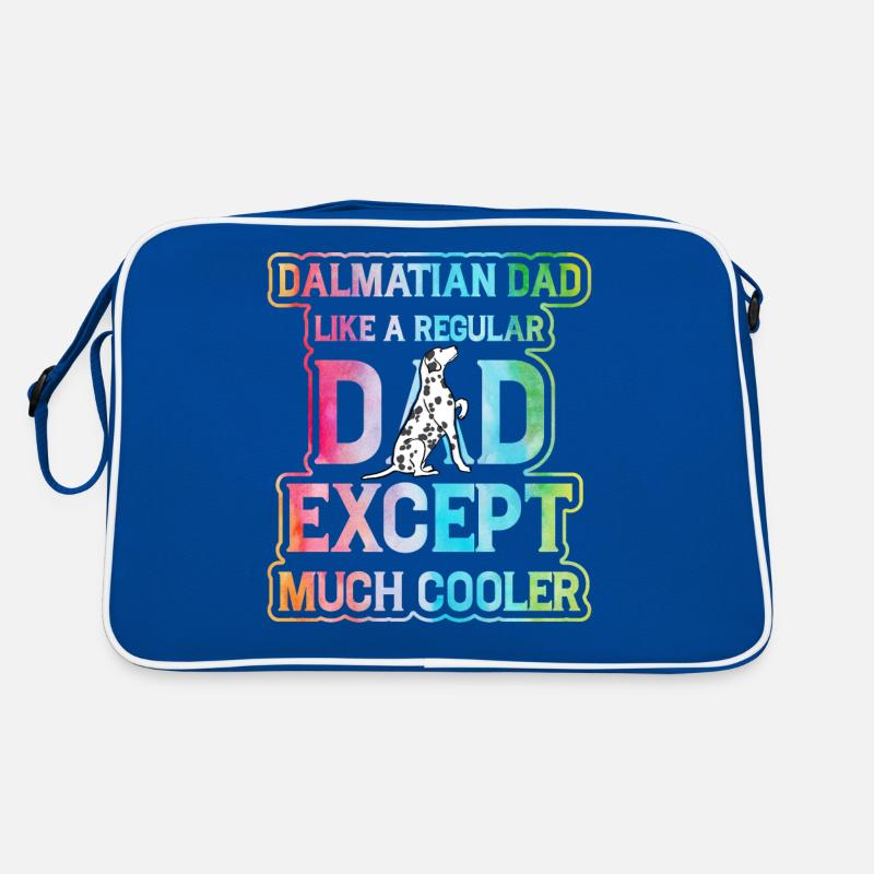 Dalmatian Dad Funny Saying Retro Bag