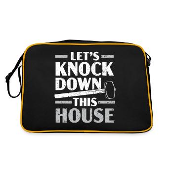 Démolissons cette maison Démolition Démolition - Sac Retro - noir/or - Dos