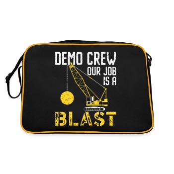 Équipe de démonstration Notre travail est une explosion Démolition de maison - Sac Retro - noir/or - Dos