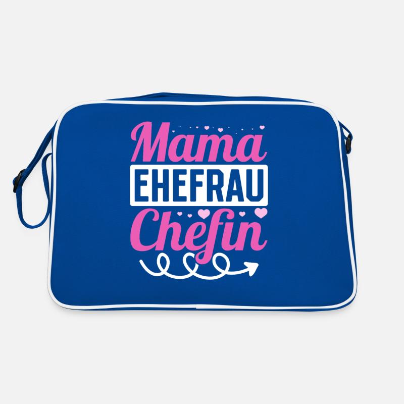Mama Ehefrau Chefin - Zum Muttertag Retro Tasche
