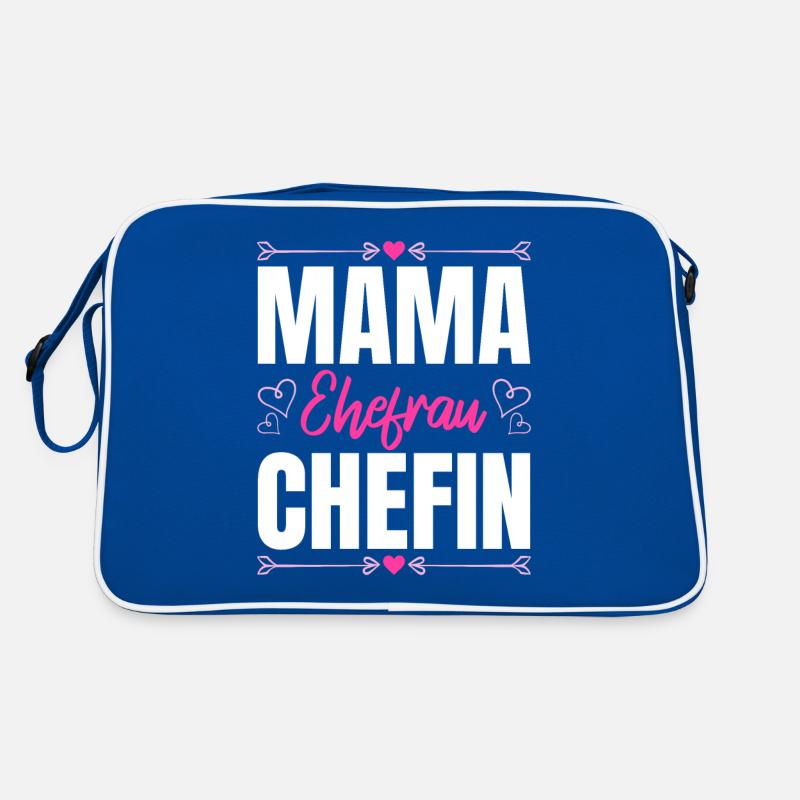 Mama Ehefrau Chefin - Zum Muttertag Retro Tasche