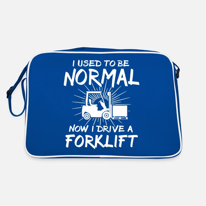Staplerfahrer Stapler Lagerist Gabelstapler Retro Tasche