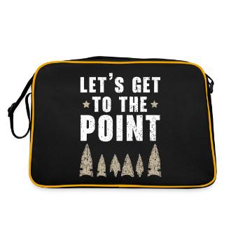 Let's get down to the point of arrowhead hunting - Retro Bag - black/gold - Back