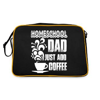 Homeschool Homeschool Dad - Retro Bag - black/gold - Back