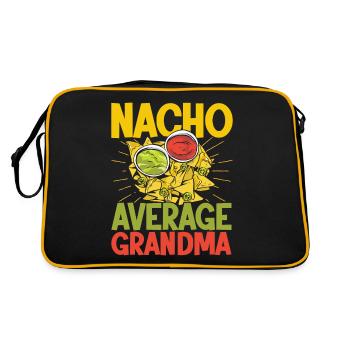 Cinco De Mayo Mexikanische Party Cinco De Mayo - Retro Tasche - Schwarz/Gold - Hinten