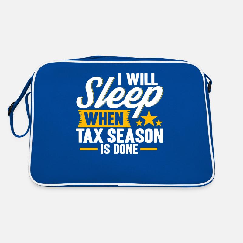 Steuersaison Cpa Buchhalter Geschenk Steuertag Retro Tasche