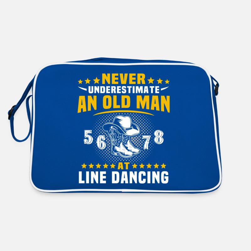 Unterschätze Line Dance Mann Retro Tasche