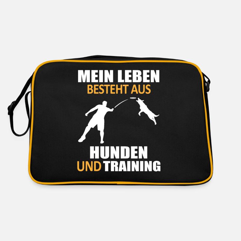 Hundetraining Hundetrainer Spruch Lustig Geschenk Retro Tasche
