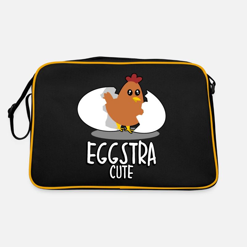 Oeufs de poule Poulet Poulet Poulet Sac Retro