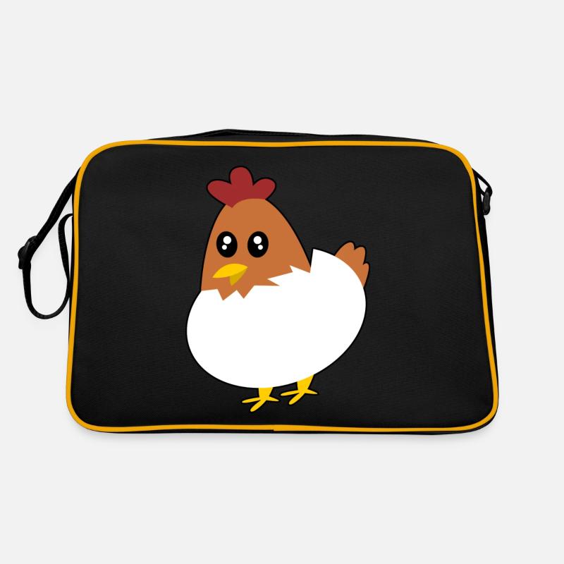 Chicken Eggs Chicken Egg Chicken Eggshell Retro Bag