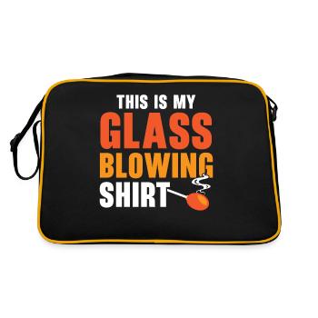 Voici ma chemise soufflée de verre Gaffer souffleur de verre - Sac Retro - noir/or - Dos