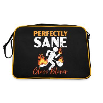 Souffleur de vitreau soufflant parfaitement sain - Sac Retro - noir/or - Dos
